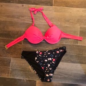 Pink Padded Bikini Top